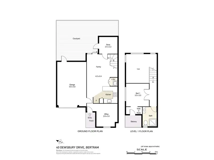 Floorplan of Homely house listing, 40 Dewsbury Drive, Bertram WA 6167