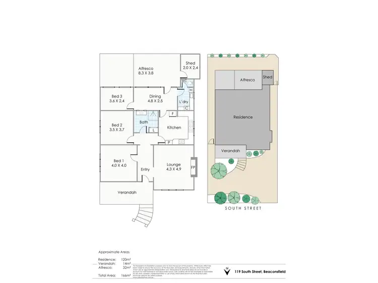 Floorplan of Homely house listing, 119 South Street, Beaconsfield WA 6162