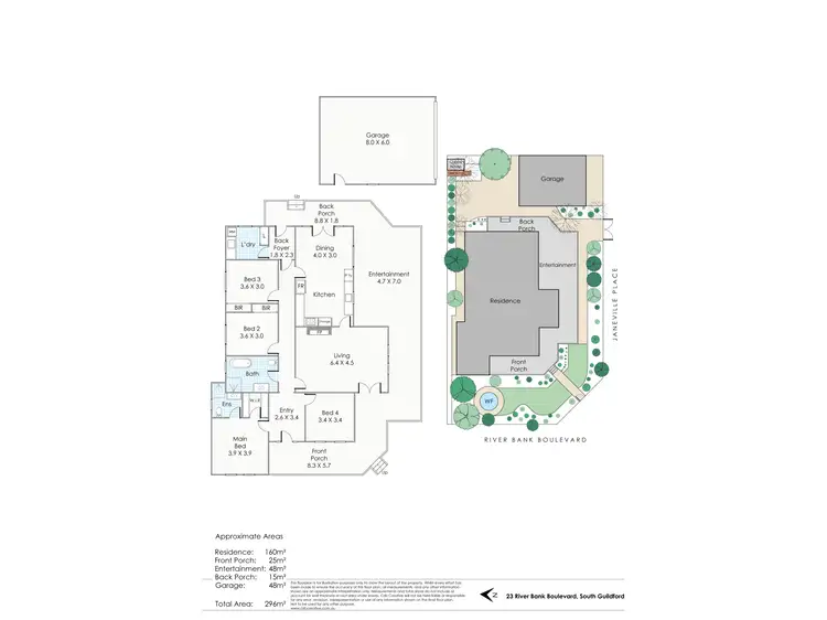 Floorplan of Homely house listing, 23 River Bank Boulevard, South Guildford WA 6055