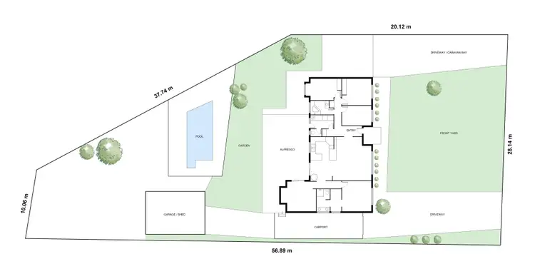 Floorplan of Homely house listing, 18 The Crescent, Helena Valley WA 6056