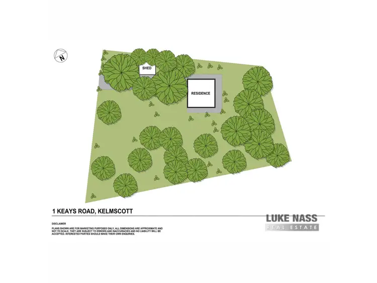 Floorplan of Homely house listing, 1 Keays Road, Kelmscott WA 6111