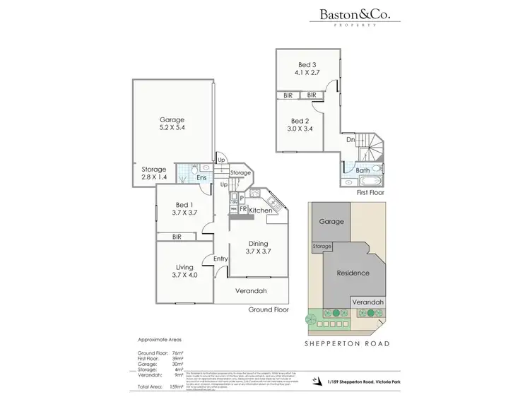 Floorplan of Homely house listing, 1/159 Shepperton Road, Victoria Park WA 6100