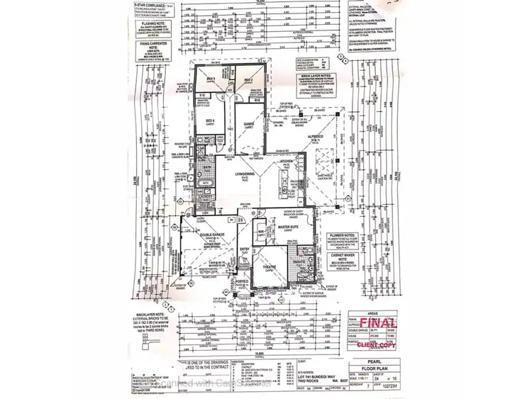 Floorplan of Homely house listing, 9 Bundegi Way, Two Rocks WA 6037