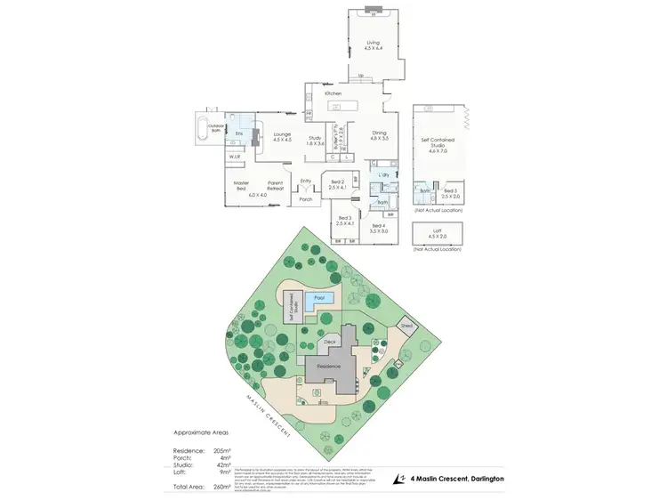 Floorplan of Homely house listing, 4 Maslin Crescent, Darlington WA 6070