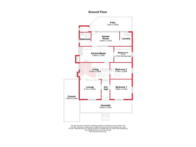Floorplan of Homely house listing, 74 Wallsend Street, Collie WA 6225