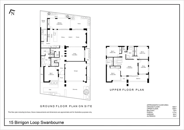 Floorplan of Homely house listing, 15 Birrigon Loop, Swanbourne WA 6010