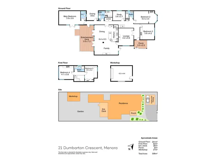 Floorplan of Homely house listing, 21 Dumbarton Crescent, Menora WA 6050