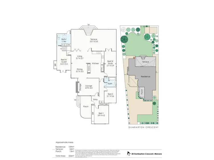 Floorplan of Homely house listing, 30 Dumbarton Crescent, Menora WA 6050