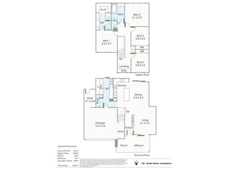 Floorplan of Homely house listing, 130C Baden Street, Joondanna WA 6060