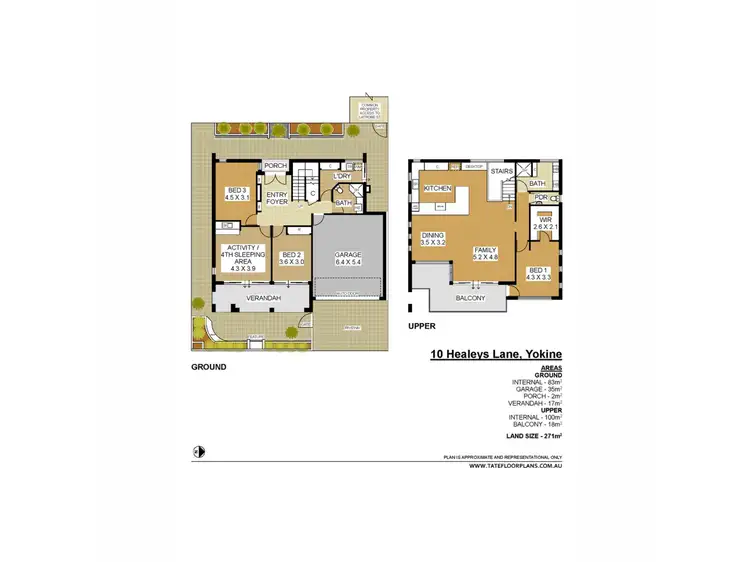Floorplan of Homely house listing, 10 Healeys Lane, Yokine WA 6060
