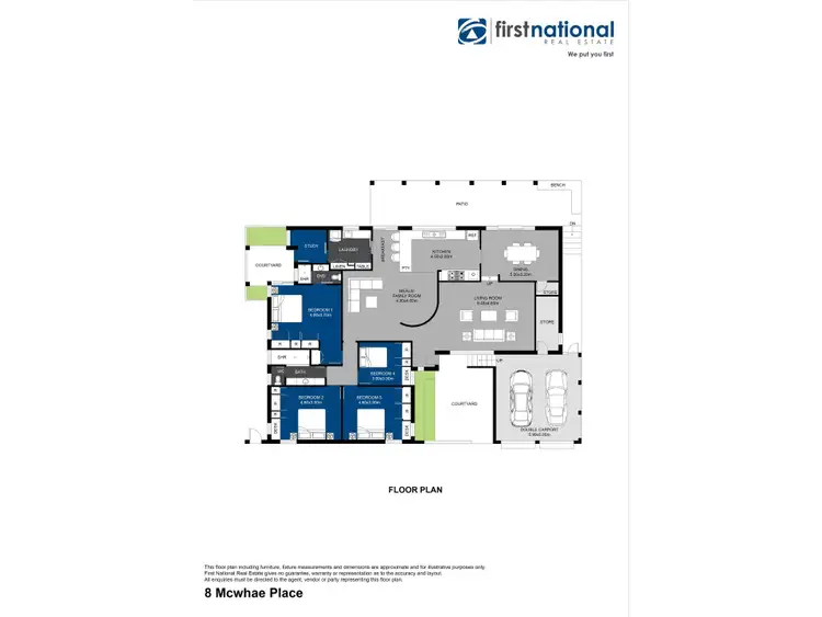 Floorplan of Homely house listing, 8 McWhae Place, Bull Creek WA 6149