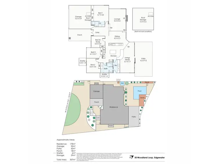 Floorplan of Homely house listing, 30 Woodland Loop, Edgewater WA 6027