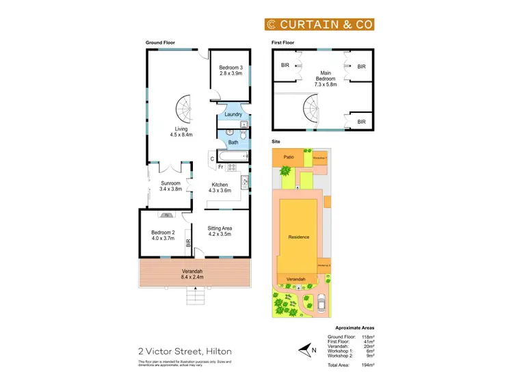 Floorplan of Homely house listing, 2 Victor Street, Hilton WA 6163