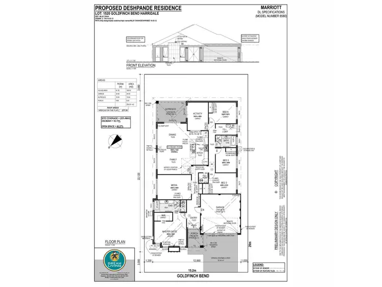 Floorplan of Homely house listing, 12 Goldfinch Bend, Harrisdale WA 6112