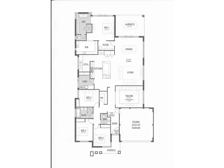 Floorplan of Homely house listing, 8 Crimson Blvd, Forrestfield WA 6058