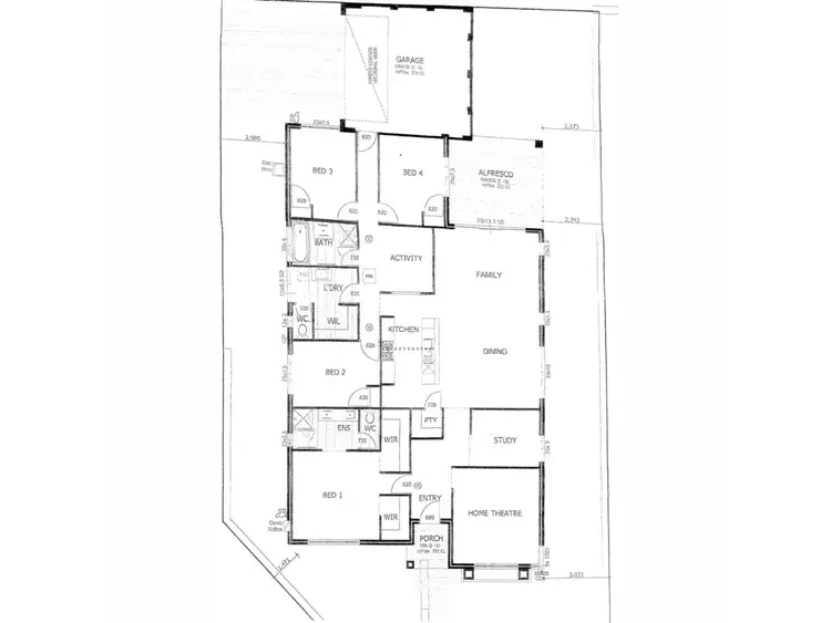 Floorplan of Homely house listing, 1 Overton Lane, Baldivis WA 6171