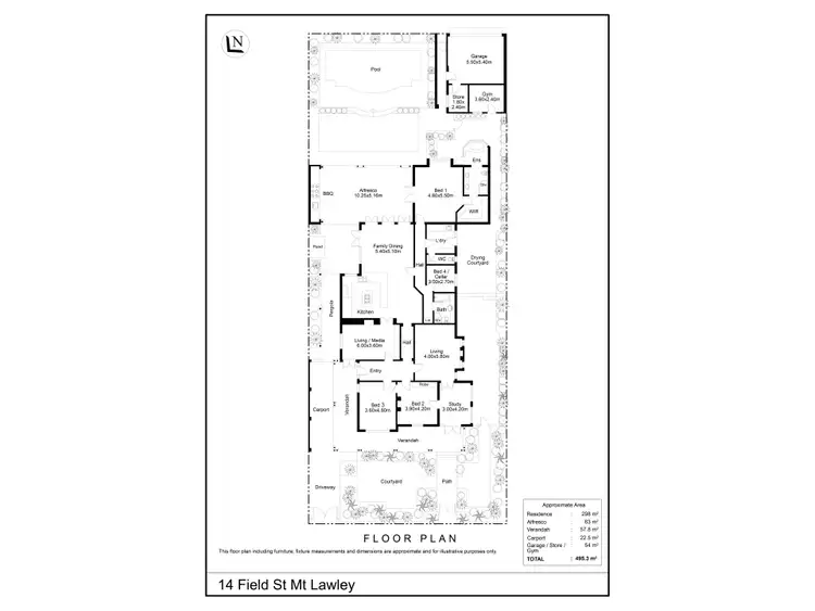 Floorplan of Homely house listing, 14 Field Street, Mount Lawley WA 6050