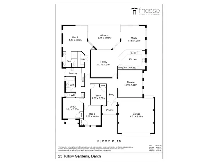 Floorplan of Homely house listing, 23 Tullow Gardens, Darch WA 6065