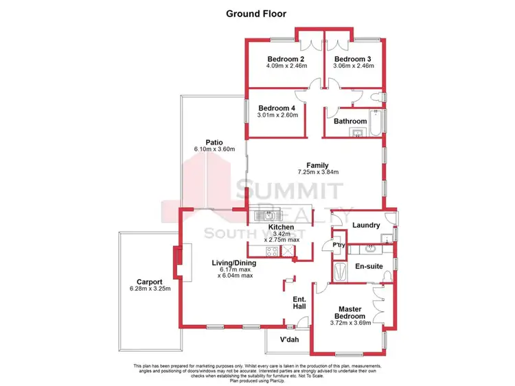 Floorplan of Homely house listing, 228 Prinsep Street, Collie WA 6225