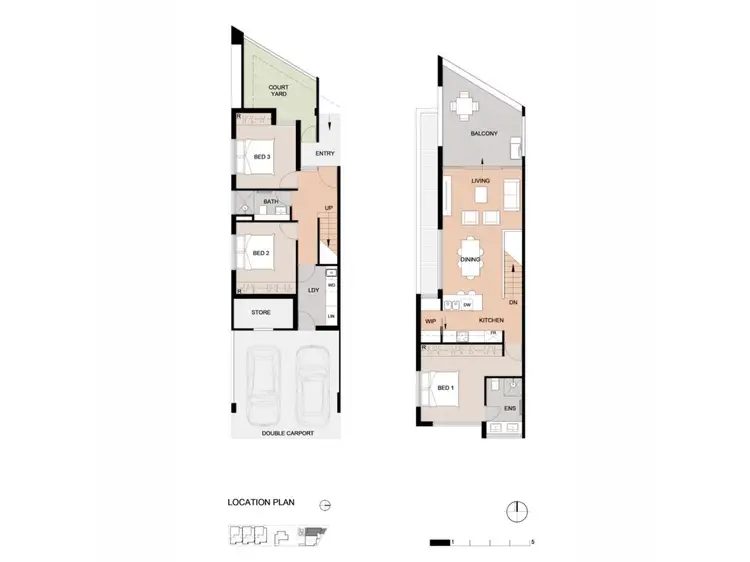 Floorplan of Homely townhouse listing, 2/33 Scarborough Beach Road, North Perth WA 6006