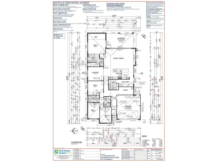 Floorplan of Homely house listing, 28 Oaklawn street, Hilbert WA 6112