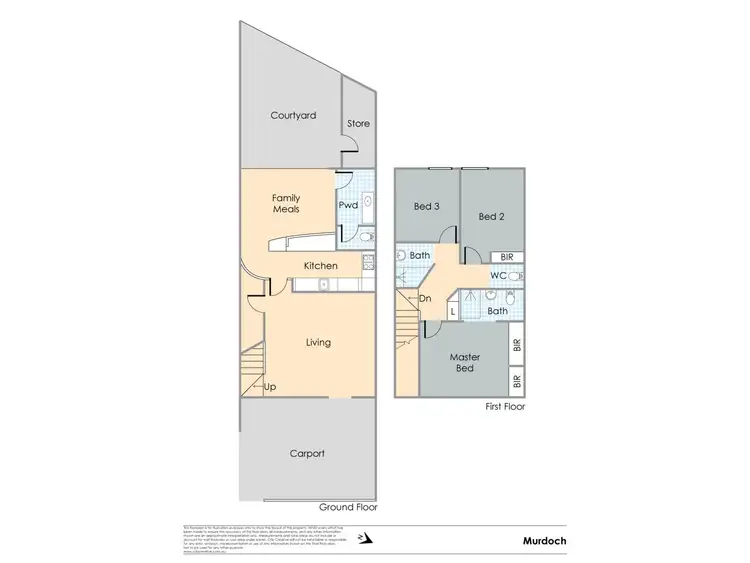 Floorplan of Homely house listing, 8/5 Primula Close, Murdoch WA 6150
