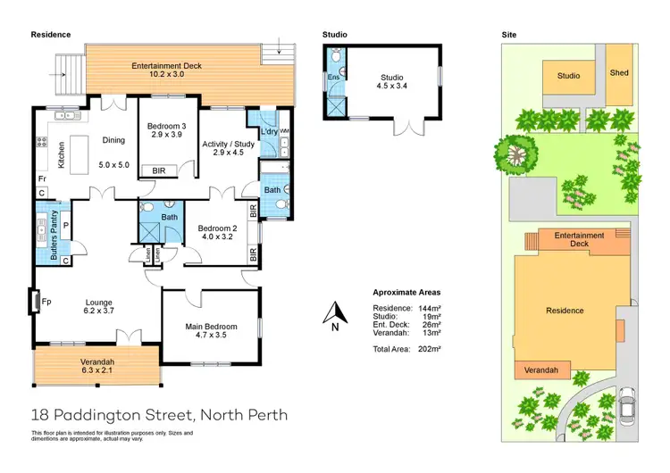 Floorplan of Homely house listing, 18 Paddington Street, North Perth WA 6006