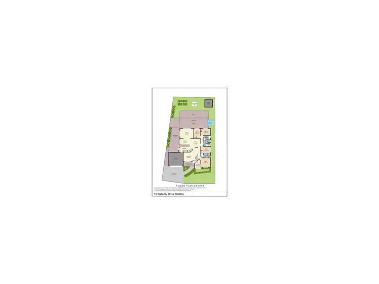 Floorplan of Homely house listing, 15 Waterlily Drive, Stratton WA 6056