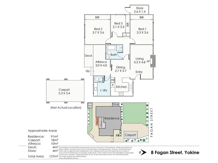 Floorplan of Homely house listing, 8 Fagan Street, Yokine WA 6060