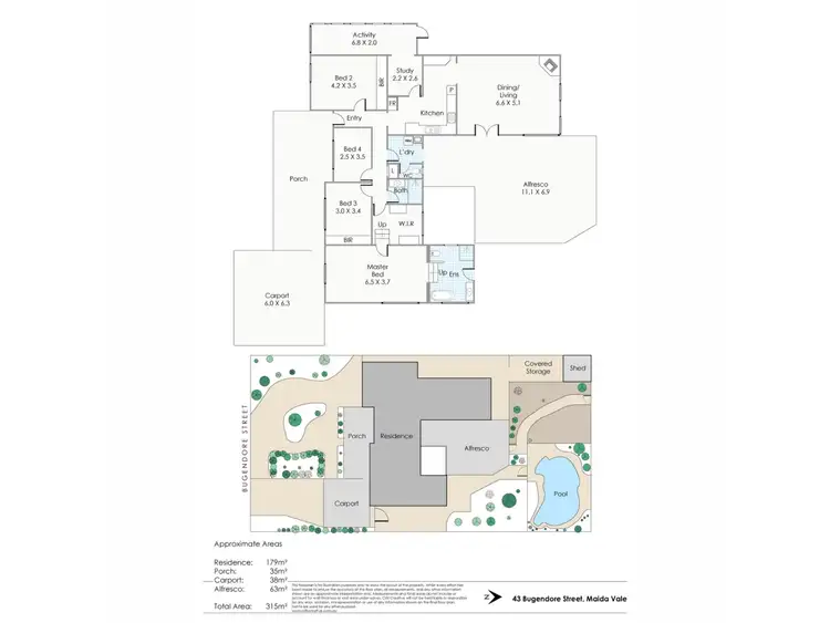 Floorplan of Homely house listing, 43 Bugendore Street, Maida Vale WA 6057