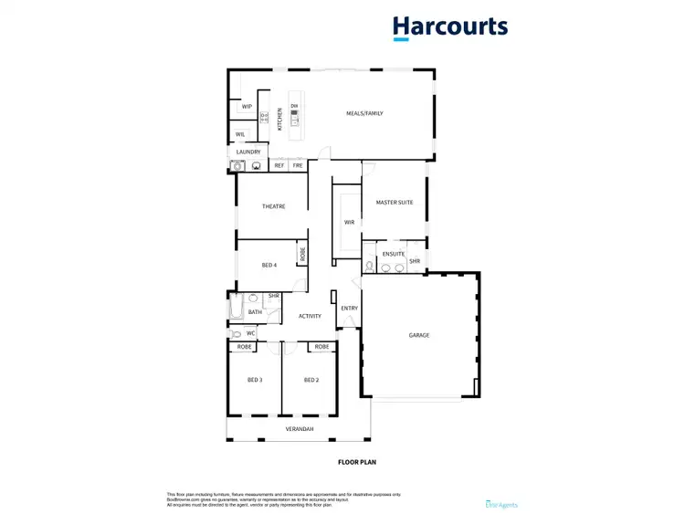 Floorplan of Homely house listing, 4 Mcclure Street, Safety Bay WA 6169