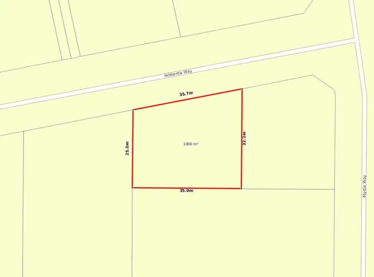 Floorplan of Homely land listing, Lot 76, Hibbertia Way, Bindoon WA 6502