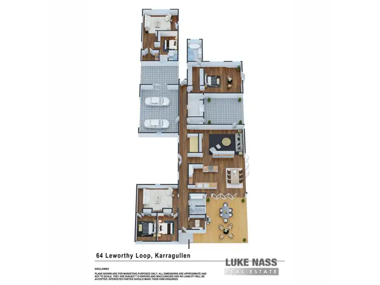 Floorplan of Homely house listing, 64 Leworthy Loop, Karragullen WA 6111