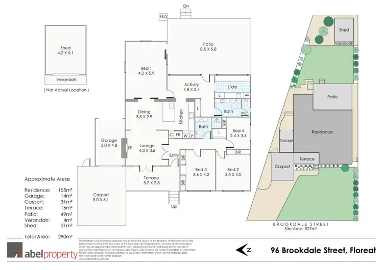 Floorplan of Homely house listing, 96 Brookdale Street, Floreat WA 6014