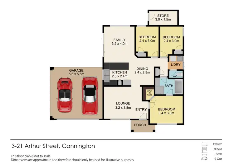Floorplan of Homely house listing, 3/21 Arthur Street, Cannington WA 6107