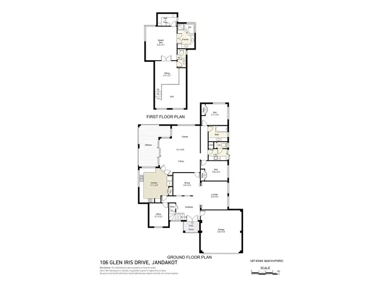Floorplan of Homely house listing, 106 Glen Iris Drive, Jandakot WA 6164