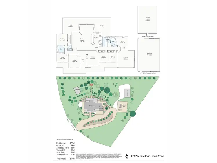Floorplan of Homely house listing, 272 Pechey Road, Jane Brook WA 6056