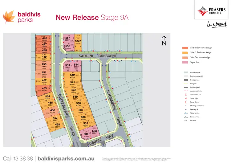 Floorplan of Homely land listing, Lot 533, Auburn Way, Baldivis WA 6171
