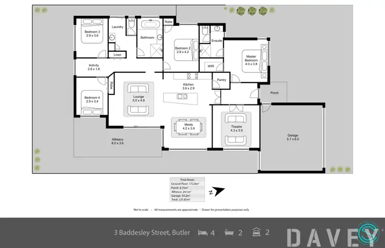 Floorplan of Homely house listing, 3 Baddesley Street, Butler WA 6036