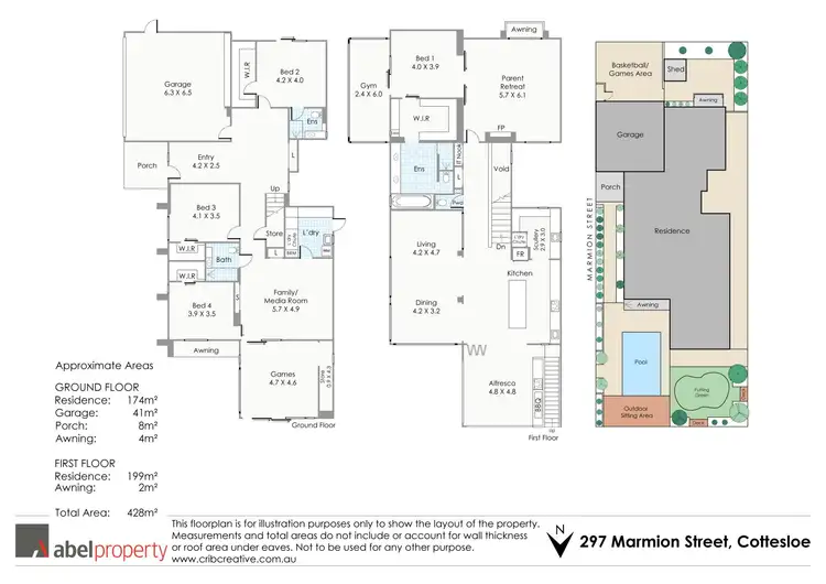 Floorplan of Homely house listing, 297 Marmion Street, Cottesloe WA 6011
