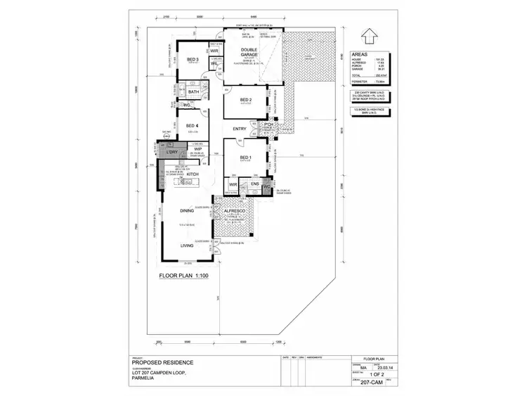 Floorplan of Homely house listing, 19 Campden Loop, Parmelia WA 6167
