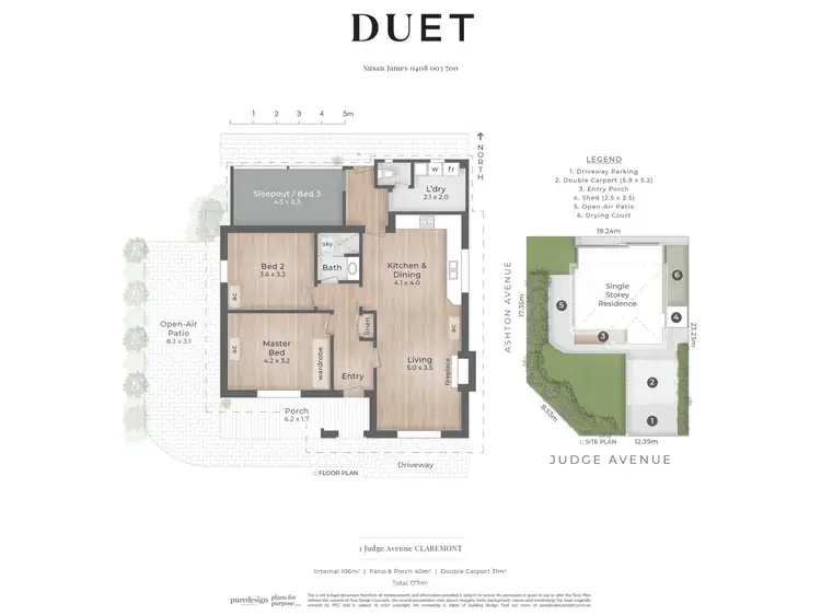Floorplan of Homely house listing, 1 Judge Avenue, Claremont WA 6010