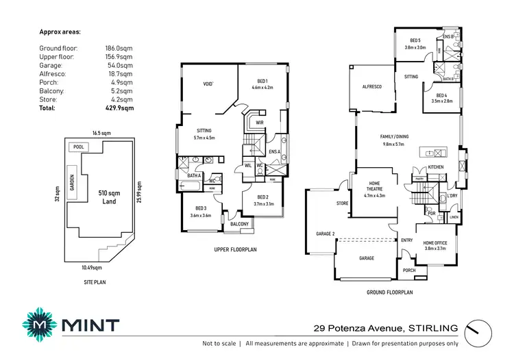 Floorplan of Homely house listing, 29 Potenza Avenue, Stirling WA 6021