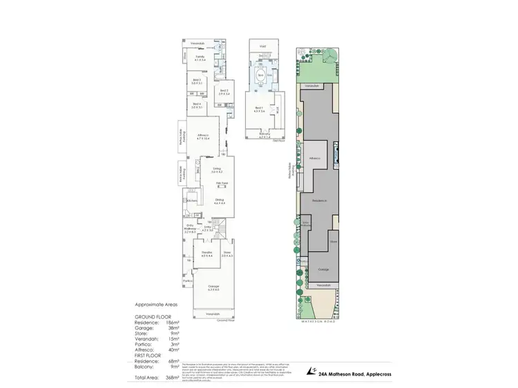 Floorplan of Homely house listing, 24a Matheson Road, Applecross WA 6153