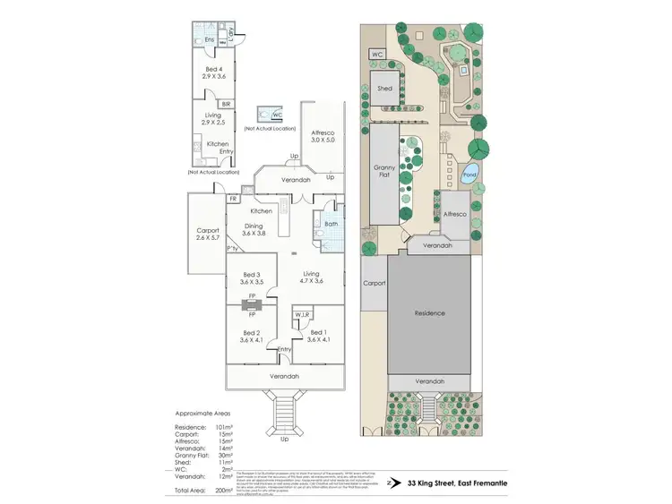 Floorplan of Homely house listing, 33 King Street, East Fremantle WA 6158