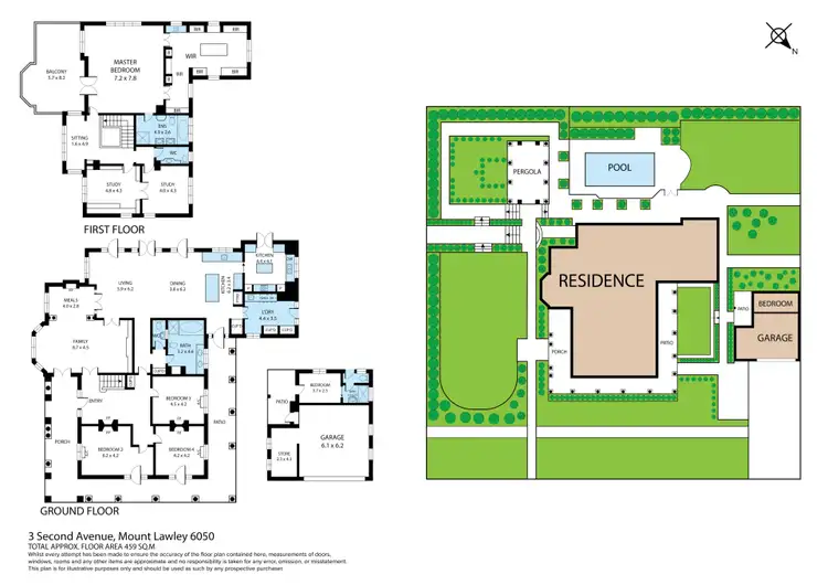 Floorplan of Homely house listing, 3 Second Avenue, Mount Lawley WA 6050