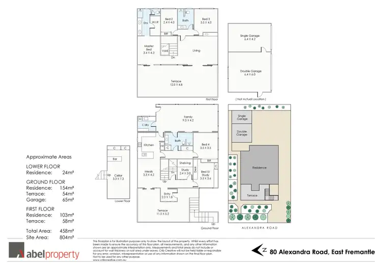 Floorplan of Homely house listing, 80 Alexandra Road, East Fremantle WA 6158
