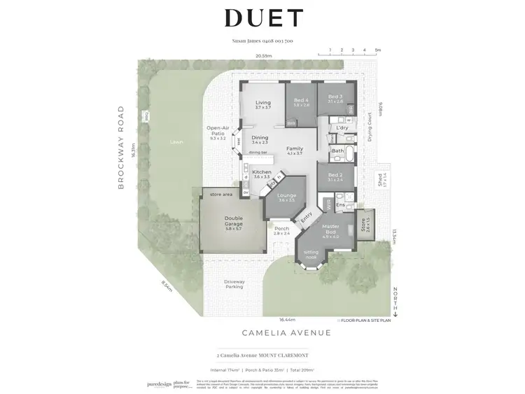 Floorplan of Homely house listing, 2 Camelia Avenue, Mount Claremont WA 6010