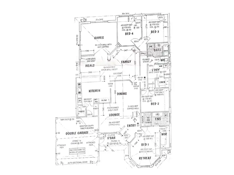 Floorplan of Homely house listing, 4 Beroona Place, Jane Brook WA 6056