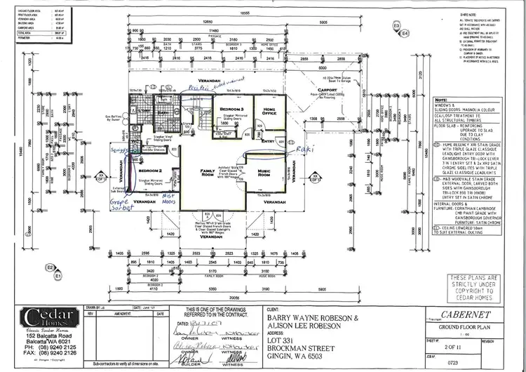 Floorplan of Homely house listing, 52 Cairn Crescent, Gingin WA 6503